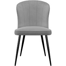 Стул DikLine 209 B22 GREY, ножки черные