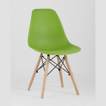 Стул Eames Style DSW зеленый (разборный каркас)