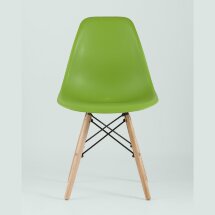 Стул Eames Style DSW зеленый (разборный каркас)