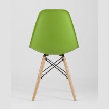 Стул Eames Style DSW зеленый (разборный каркас)
