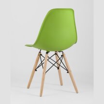 Стул Eames Style DSW зеленый (разборный каркас)