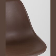 Стул Eames Style DSW коричневый (разборный каркас)