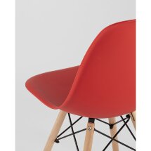 Стул Eames Style DSW красный (разборный каркас)