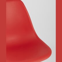 Стул Eames Style DSW красный (разборный каркас)