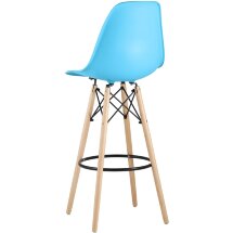 Стул Eames DSW барный бирюзовый