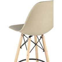 Стул Eames DSW барный бежевый