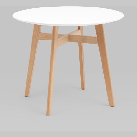 Стол обеденный Target Circle 90*90 белый 