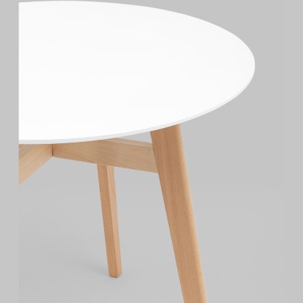 Стол обеденный Target Circle 90*90 белый 
