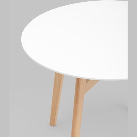 Стол обеденный Target Circle 90*90 белый 