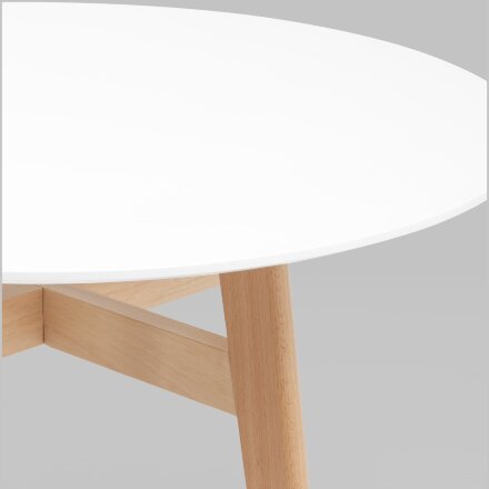 Стол обеденный Target Circle 90*90 белый 