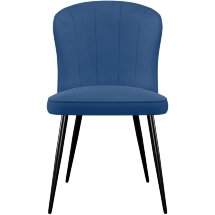 Стул DikLine 209 B8 BLUE, ножки черные