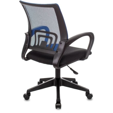 Кресло офисное TopChairs ST-Basic сетка/ткань синий 