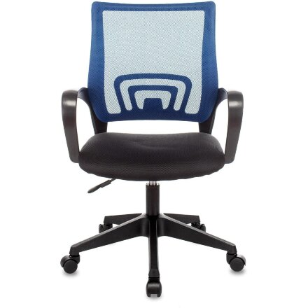 Кресло офисное TopChairs ST-Basic сетка/ткань синий 