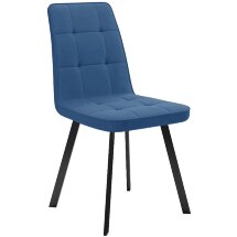 Стул DikLine 207 B8 BLUE  /ножки черные