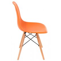 Стул деревянный Eames PC-015 оранжевый