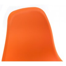 Стул деревянный Eames PC-015 оранжевый