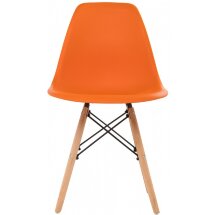 Стул деревянный Eames PC-015 оранжевый