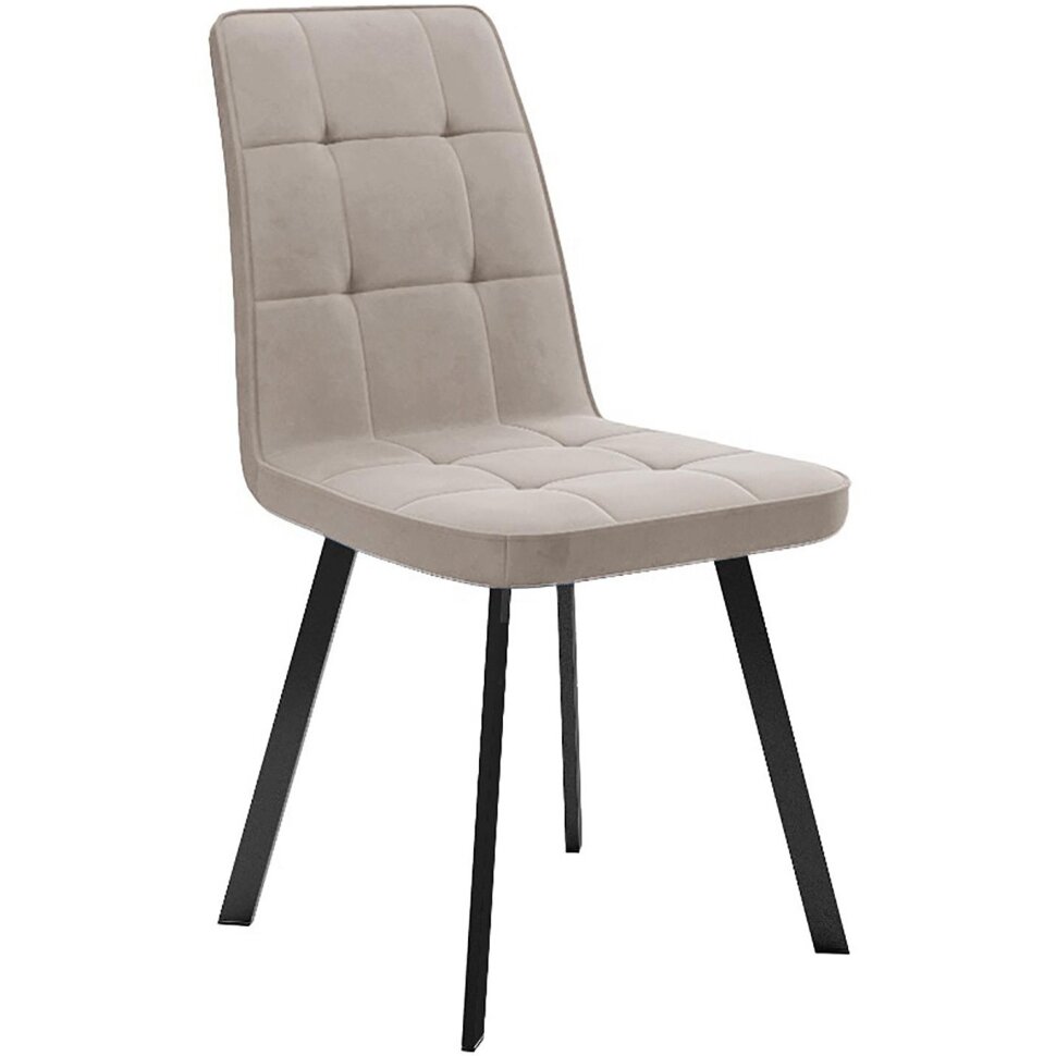 Стул DikLine 207 B03 BEIGE, ножки черные Стул DikLine 207 B03 BEIGE, ножки черные