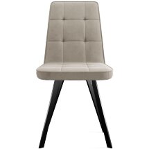 Стул DikLine 207 B03 BEIGE, ножки черные
