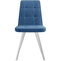 Стул DikLine 207 B8 BLUE /ножки белые