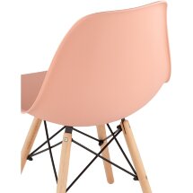 Стул Eames Style DSW персиковый (разборный каркас)