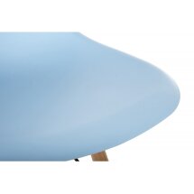 Стул деревянный Eames PC-015 blue