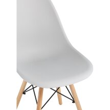Стул Eames Style DSW светло-серый (разборный каркас)