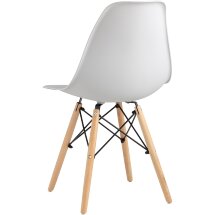 Стул Eames Style DSW светло-серый (разборный каркас)