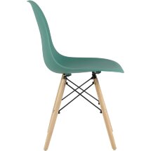 Стул Eames Style DSW серо-зеленый (разборный каркас)