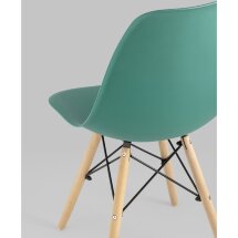 Стул Eames Style DSW серо-зеленый (разборный каркас)