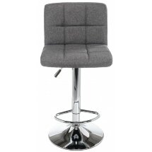Барный стул Paskal grey fabric