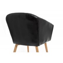 Стул на металлокаркасе Patrol shiny black