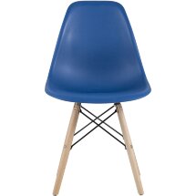 Стул Eames Style DSW синий (разборный каркас)