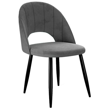 Стул DikLine 217 B22 GREY, ножки черные 
