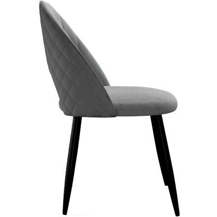 Стул DikLine 217 B22 GREY, ножки черные 