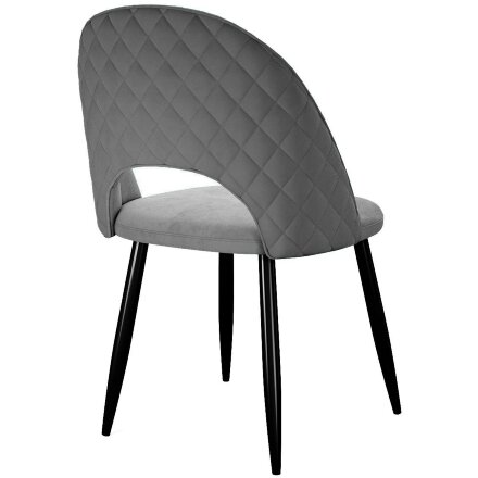 Стул DikLine 217 B22 GREY, ножки черные 
