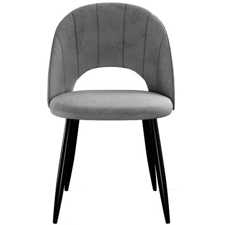 Стул DikLine 217 B22 GREY, ножки черные 