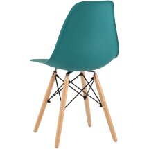 Стул Eames Style DSW темно-бирюзовый (разборный каркас)