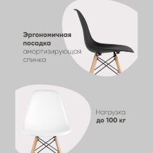 Стул Eames Style DSW темно-бирюзовый (разборный каркас)