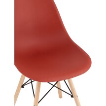 Стул Eames Style DSW терракотовый (разборный каркас)