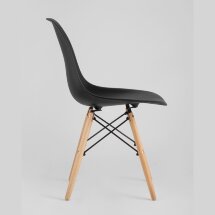 Стул Eames Style DSW черный (разборный каркас)