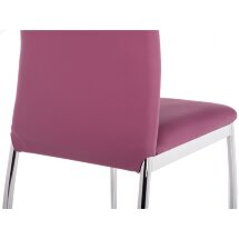 Стул на металлокаркасе Okus purple