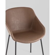 Стул Ashby экокожа светло-коричневый