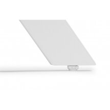 Керамический стол Вилли 140 (200) х 80 белый мрамор alpin white / snow white / белый
