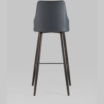 Стул барный Stool Group Коналл экокожа антрацит металлические ножки