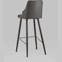 Стул барный Stool Group Коналл экокожа таупе металлические ножки