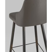 Стул барный Stool Group Коналл экокожа таупе металлические ножки