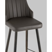 Стул барный Stool Group Коналл экокожа таупе металлические ножки