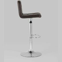 Стул барный Stool Group Малави LITE коричневый поворотно-подъемный механизм газ-лифт обивка сиденья из искусственной кож