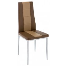 Стул на металлокаркасе Modern коричневый